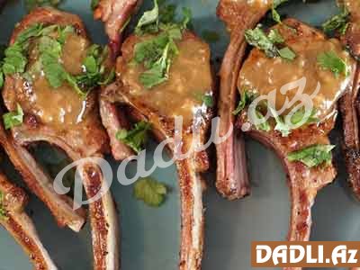 10 dəqiqədə tahin souslu quzu antrikot resepti - Video resept