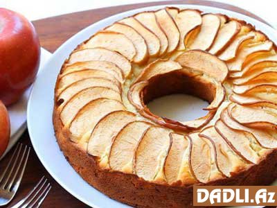 Qlütensiz alma piroqu resepti - FOTO RESEPT