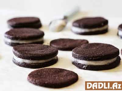 Evdə hazırlanma oreo peçenyeləri resepti