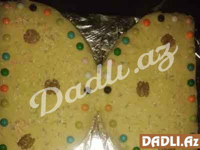 Kəpənək formalı biskvit tortu resepti