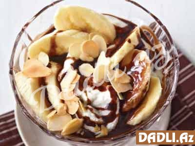Banan örtüklü şirniyyat resepti