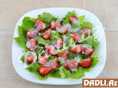 Xama soslu çiyələk resepti - FOTO RESEPT