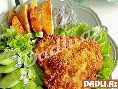 Toyuq şnitseli resepti