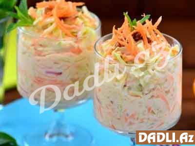 Qatıqlı kələm salatı resepti - Video resept