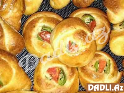 Pendirli, qiyməli poğaça resepti