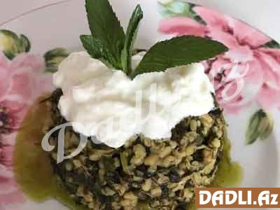 Bulqurlu göyərti yeməyi resepti