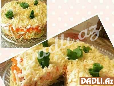 Mimoza salatı resepti