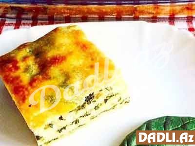 Dadlı, ləzzətli ispanaqlı börek resepti