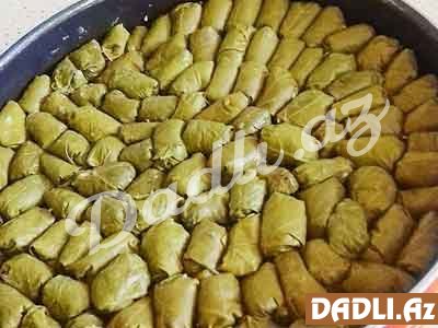 Yarpaq dolması resepti