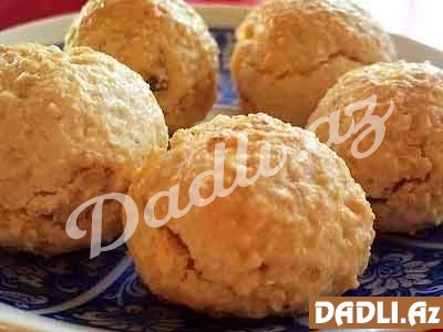 Yağsız, unsuz, 3 ərzaqla hazırlanan şirniyyat resepti