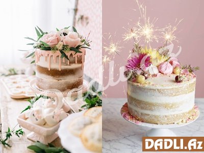 Yayın özəl günləri üçün mükəmməl görünüşlü tortlar