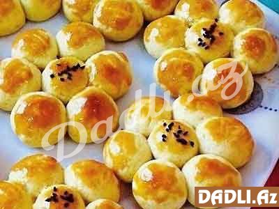 Gül qurabiyəsi resepti