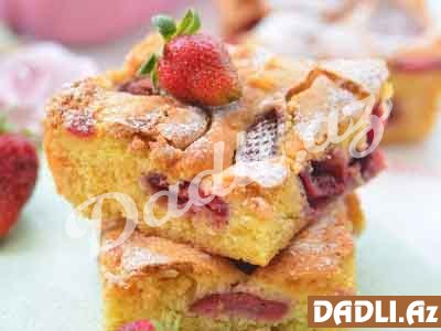 Çiyələkli yaz keksi resepti - Video resept