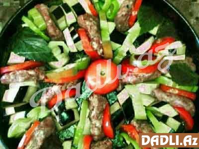 Dadlı badımcanlı yemək resepti