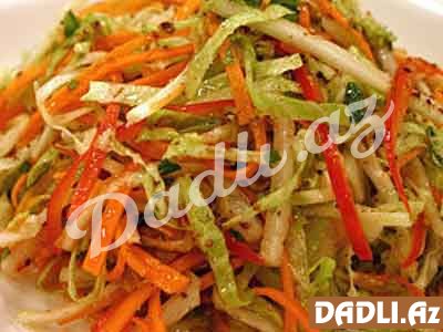 Təzə kələm salatı resepti