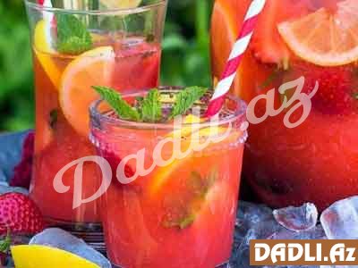Çiyələkli limonad resepti