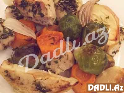 Sobada tərəvəzli toyuq resepti