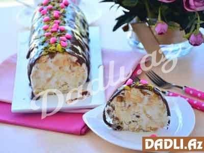 Kedi dili şəhzadə tortu resepti - Video resept