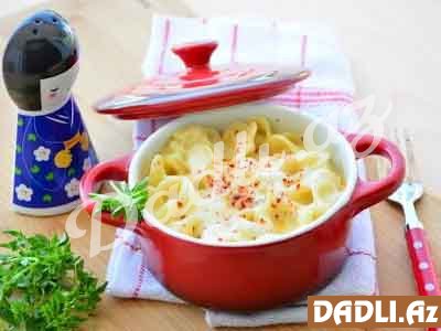 5 dəqiqədə pendirli makaron resepti - Video resept