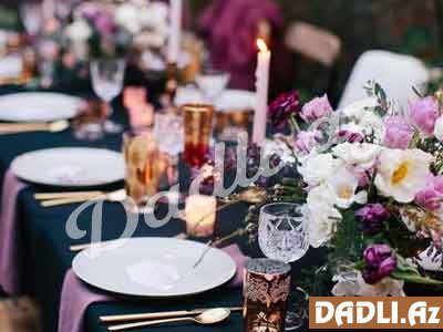 Masa bəzəmək estetikası