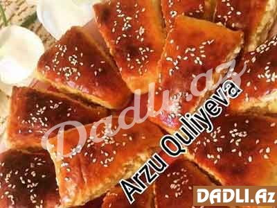 Mayalı xəmirdən hazırlanan dadlı kətə resepti