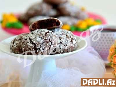 Şokoladlı çatlaq peçenye resepti - Video resept