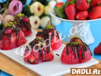 Çiyələk şirniyyatı resepti - Video resept