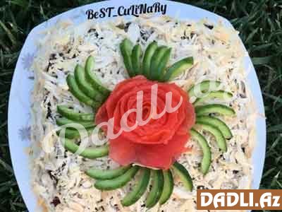 Dadlı, ləzzətli gavalı salatı resepti