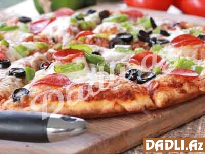 Evdə qısa müddətdə hazırlanan asan pizza resepti