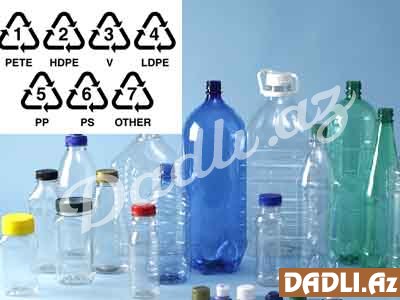 Plastik qablarda su alanda hansı işarələrə diqqət etmək lazımdır?
