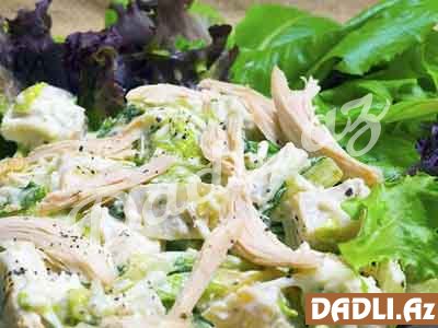 Qatıqlı toyuq salatı resepti