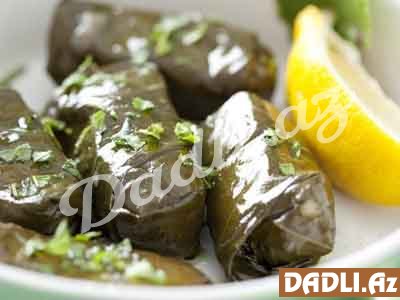Ətsiz yarpaq dolması resepti