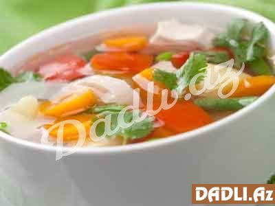 Vitaminli tərəvəz şorbası resepti