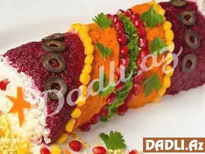 Yeni il fişəngi salatı resepti