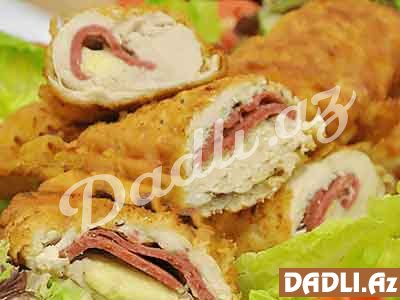 Toyuq ruleti resepti