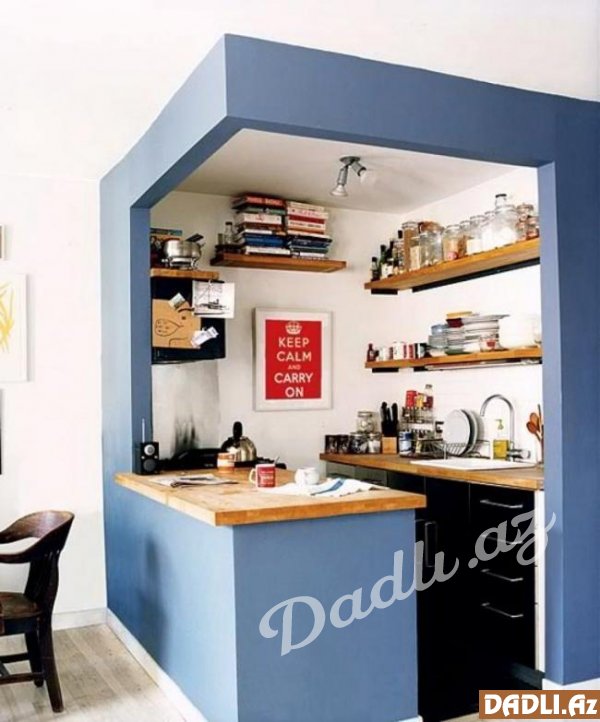 Kiçik mətbəx üçün maraqlı ideyalar
