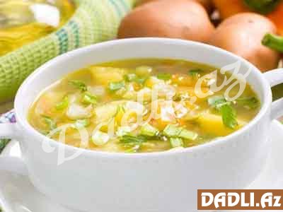 Pəhriz üçün tərəvəz şorbası resepti