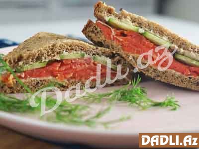 Hise verilmiş somonlu sendviç resepti - Video resept