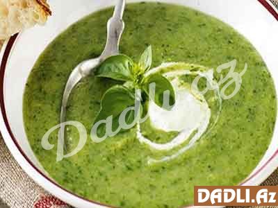 Qaymaqlı ispanaq şorbası resepti