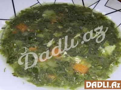 Yaşıl borş resepti