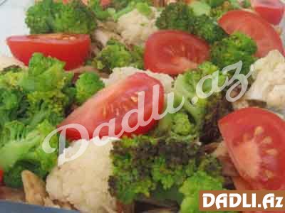 Brokkoli və toyuq döşü resepti