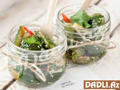 Əzilmiş xiyar salatı resepti - FOTO RESEPT