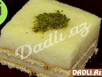 Biskivitli mannı şirniyyatı resepti - Video resept