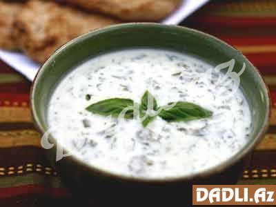 Noxudlu, mərcili soyuq şorba resepti