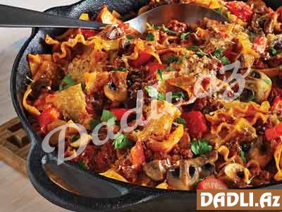 Ətli və tərəvəzli yemək resepti