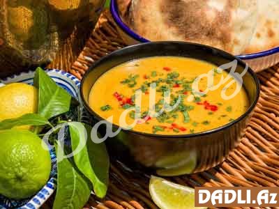 Köklü kartoflu mərci şorbası resepti