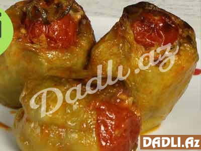 Qiyməli bibər dolması resepti - Video resept