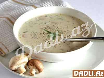 Südlü göbələk şorbası resepti