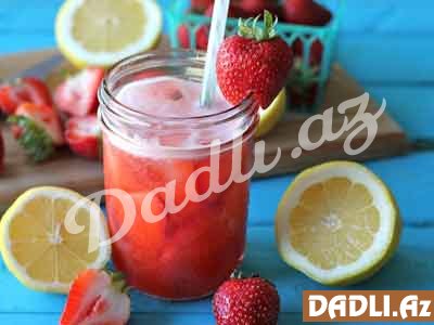 Çiyələk limonadı resepti