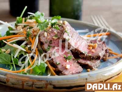 Steyk salatı resepti